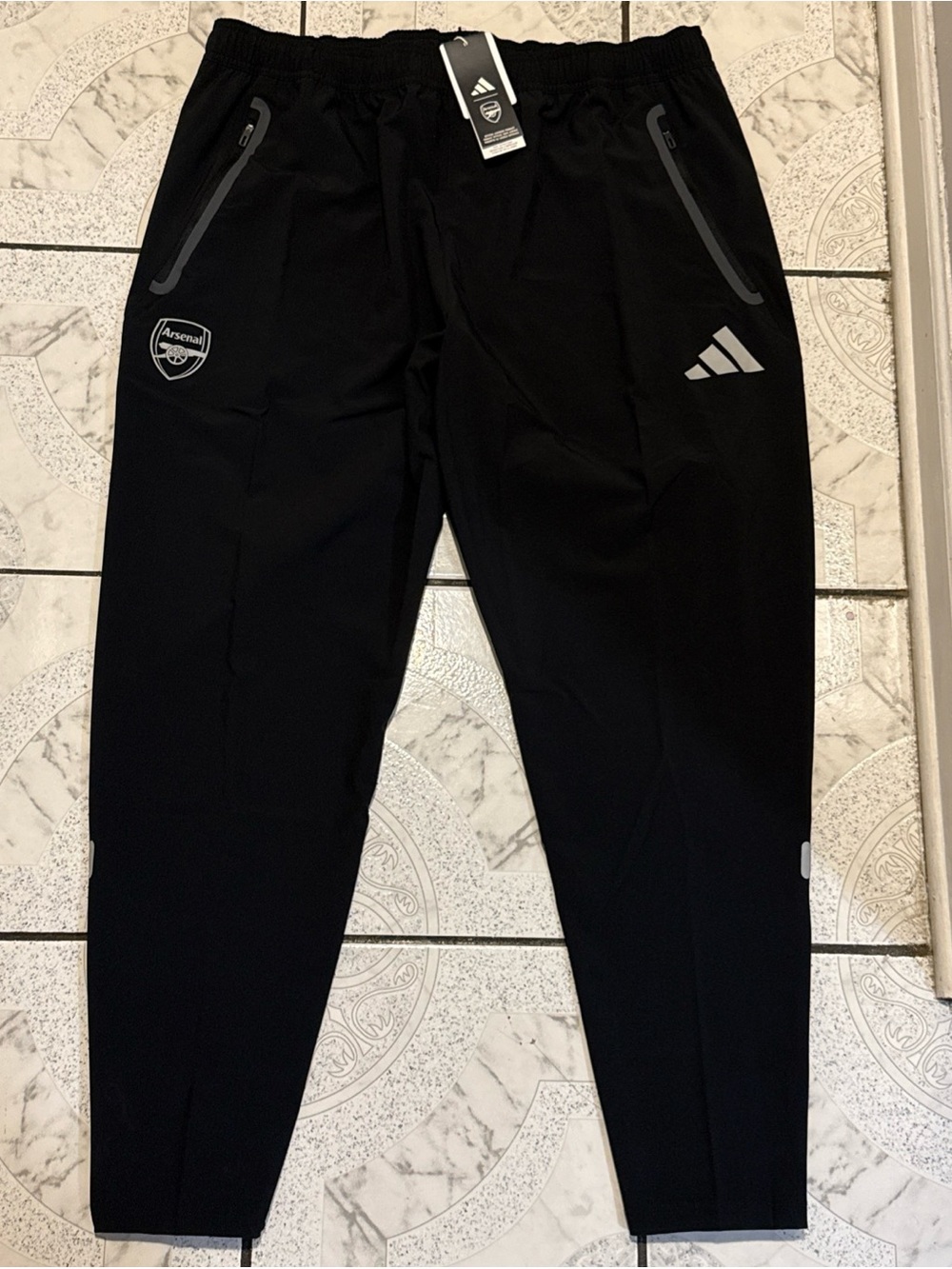 New Adidas Arsenal Tiro 25 Competition Vis Tech Pants Black Mens Size 2XL JV5338
